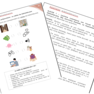 Lauriane, bibliothécaire - Fiche métier #1 - A2