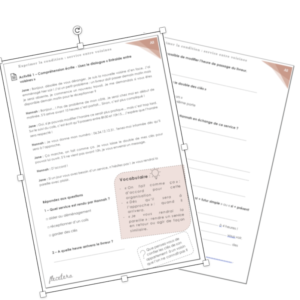 Entraide entre voisines et exprimer la condition avec « si »