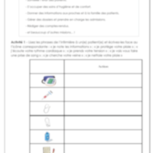 Le métier d'infirmier-e - Fiche métier #2