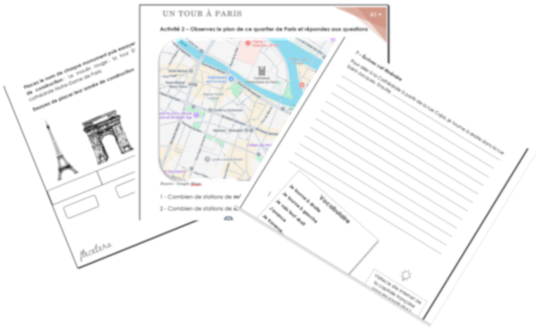 Un tour à Paris ! - A1+ / A2
