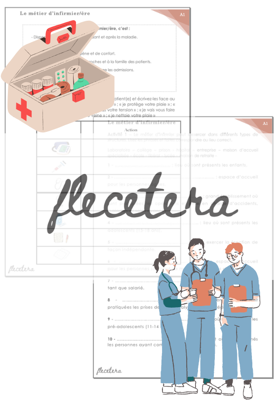 Le métier d'infirmier/infirmière - A1