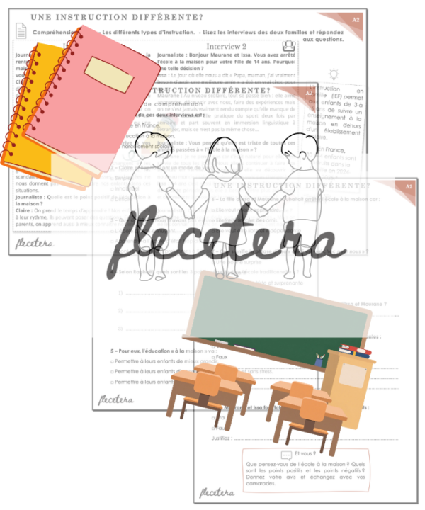 La scolarité en France : une instruction différente ? - A2+