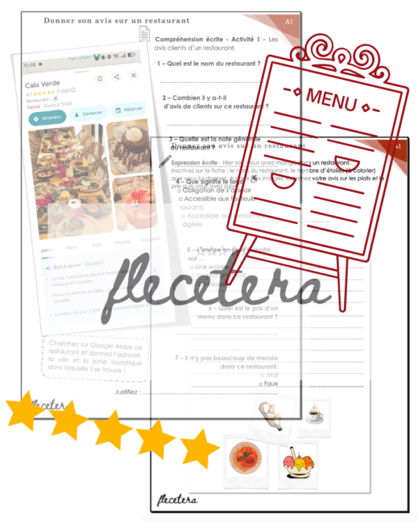 Donner son avis sur un restaurant - A1