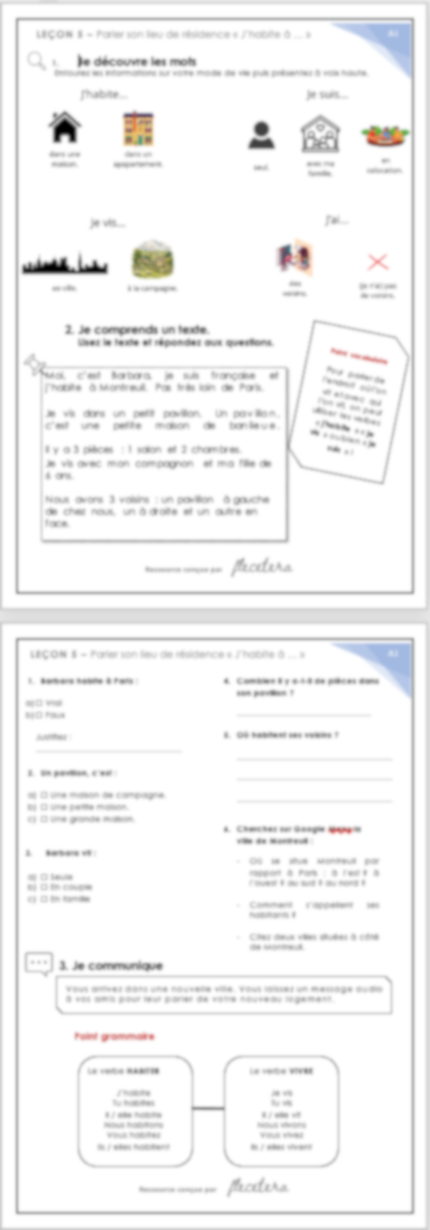 Programme FLE A1 : 7 jours pour parler de soi. – Image 8