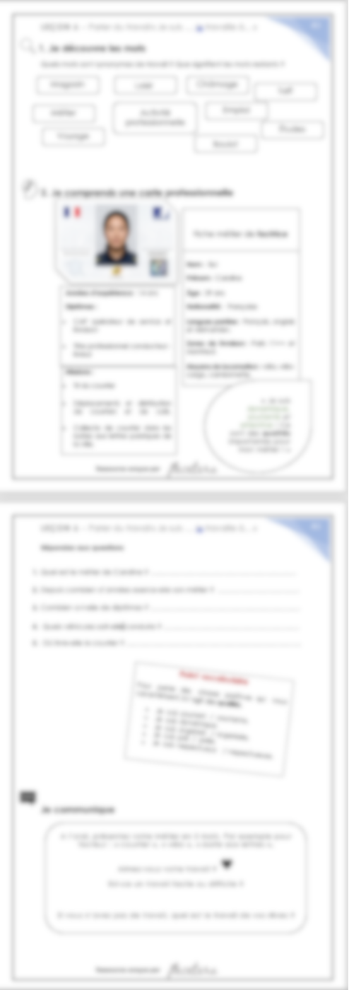 Programme FLE A1 : 7 jours pour parler de soi. – Image 10
